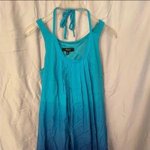 Blue ombré dress